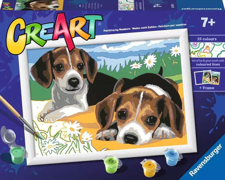 Ravensburger Creart - Chiots Jack Russell